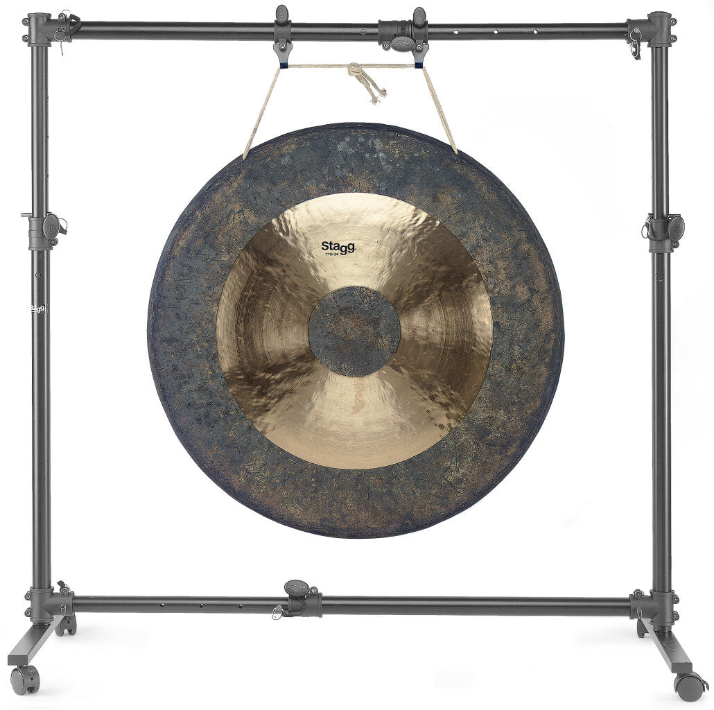 Stagg GOS-1538 Adjustable Gong Stand on Wheels