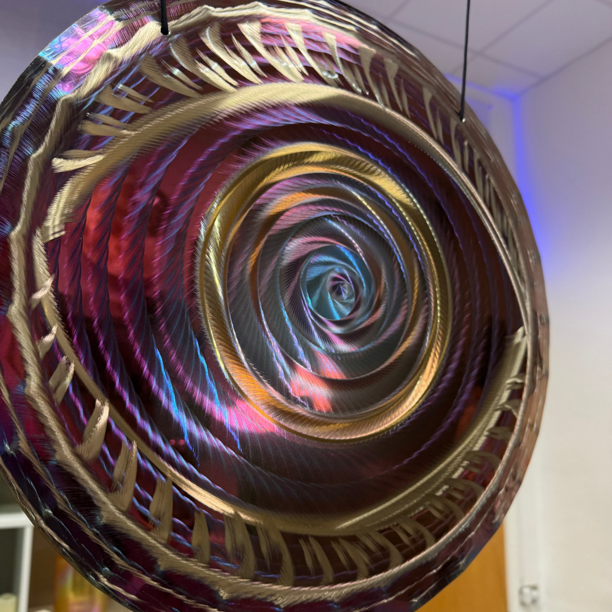 Grotta Sonora - 19”/48cm Handheld Gong (Eye of the Heart)