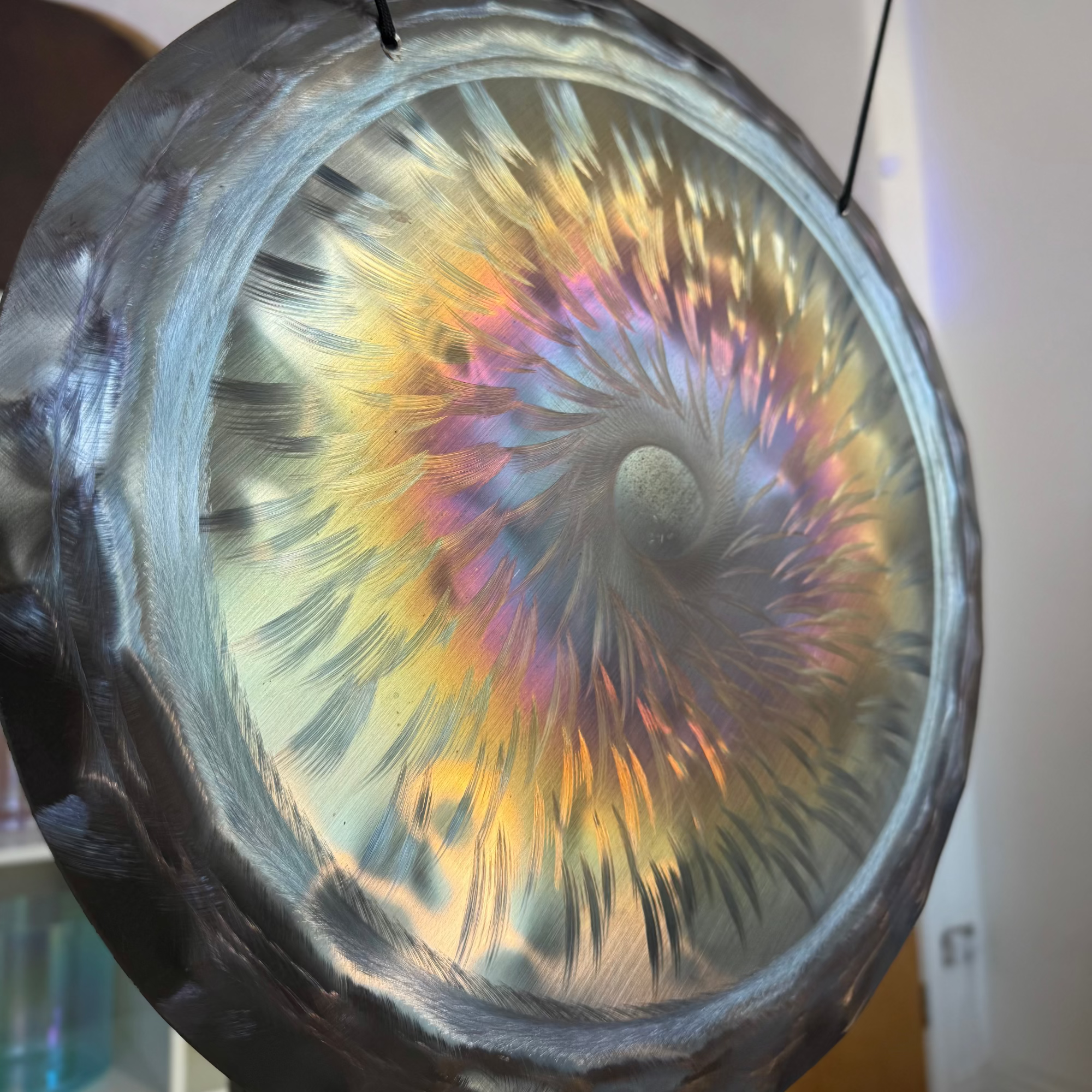 Grotta Sonora - 15" Nickel Silver Gong (Silver Nebula)