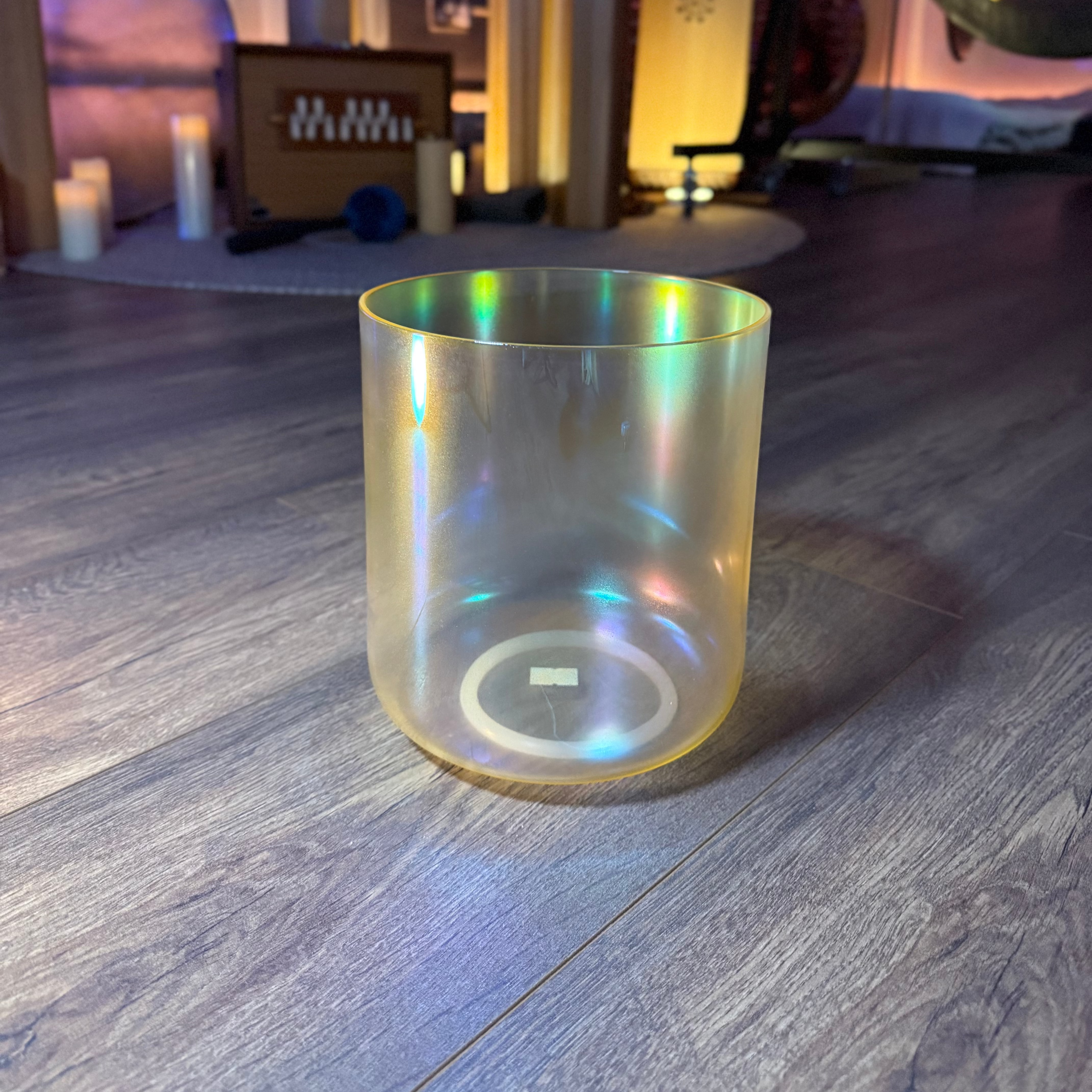 Aura Bowls - Dawn Crystal Singing Bowl (6.25", E4)