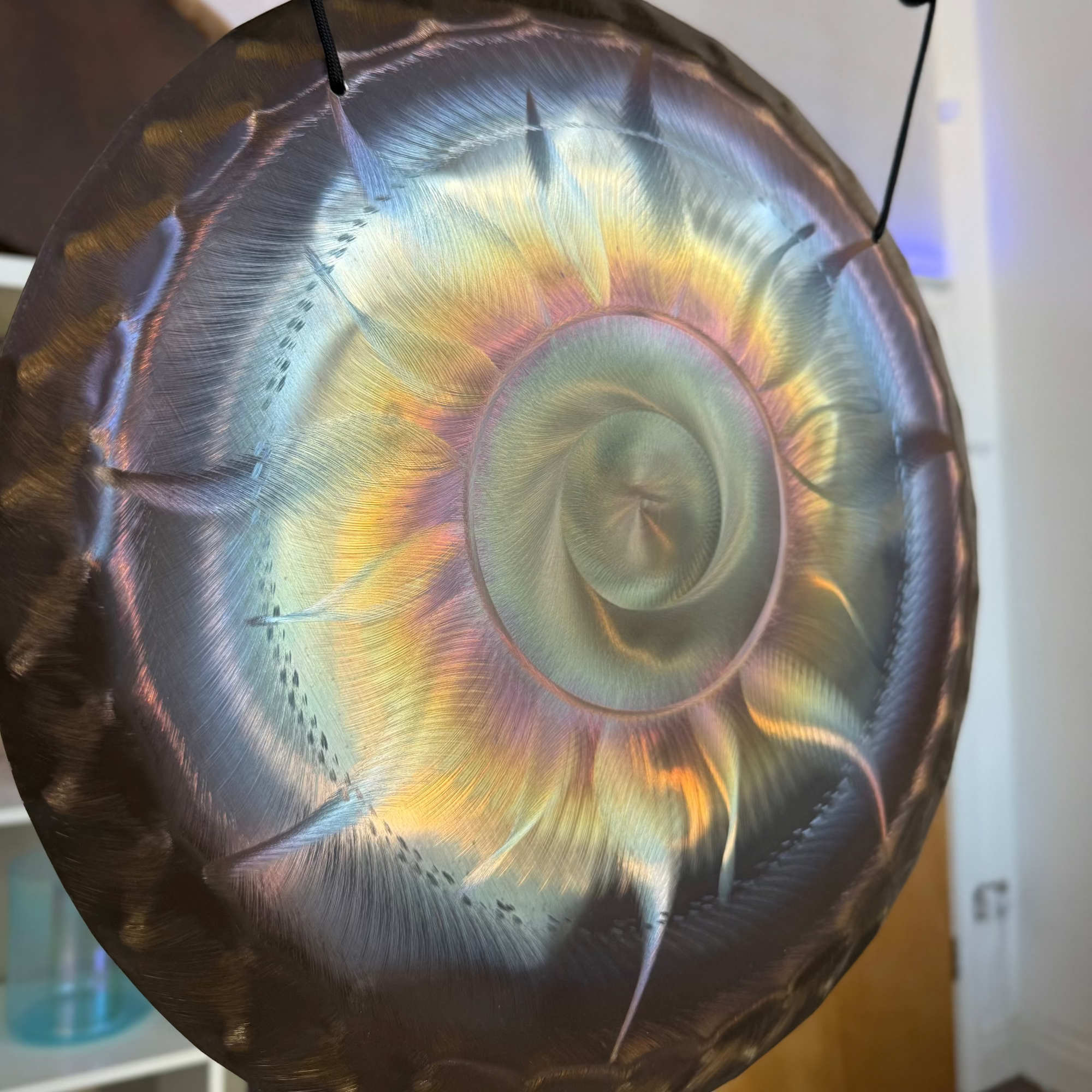 Grotta Sonora - 15" Nickel Silver Gong (Pearl Lotus)