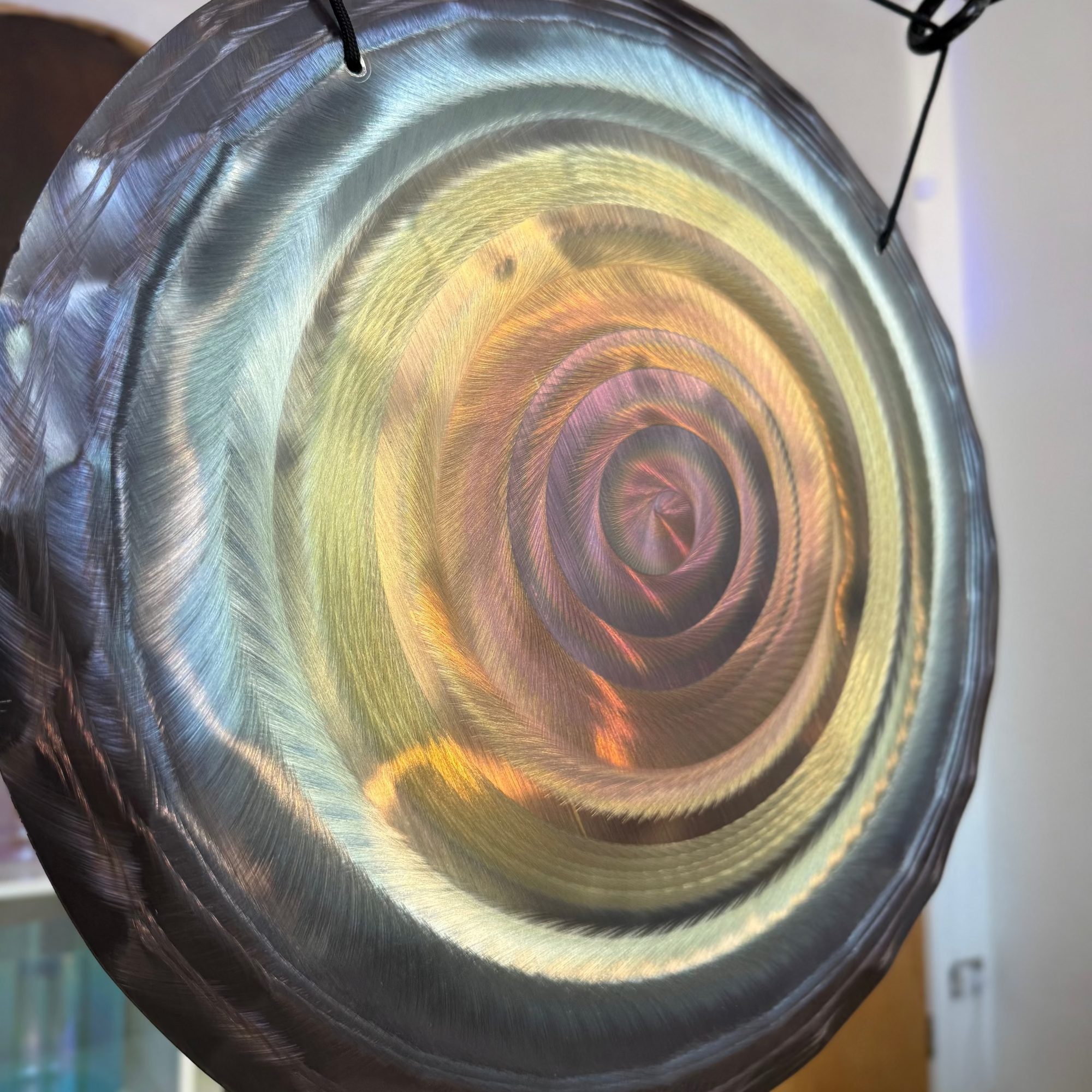 Grotta Sonora - 15" Nickel Silver Gong (Pearl Spiral)