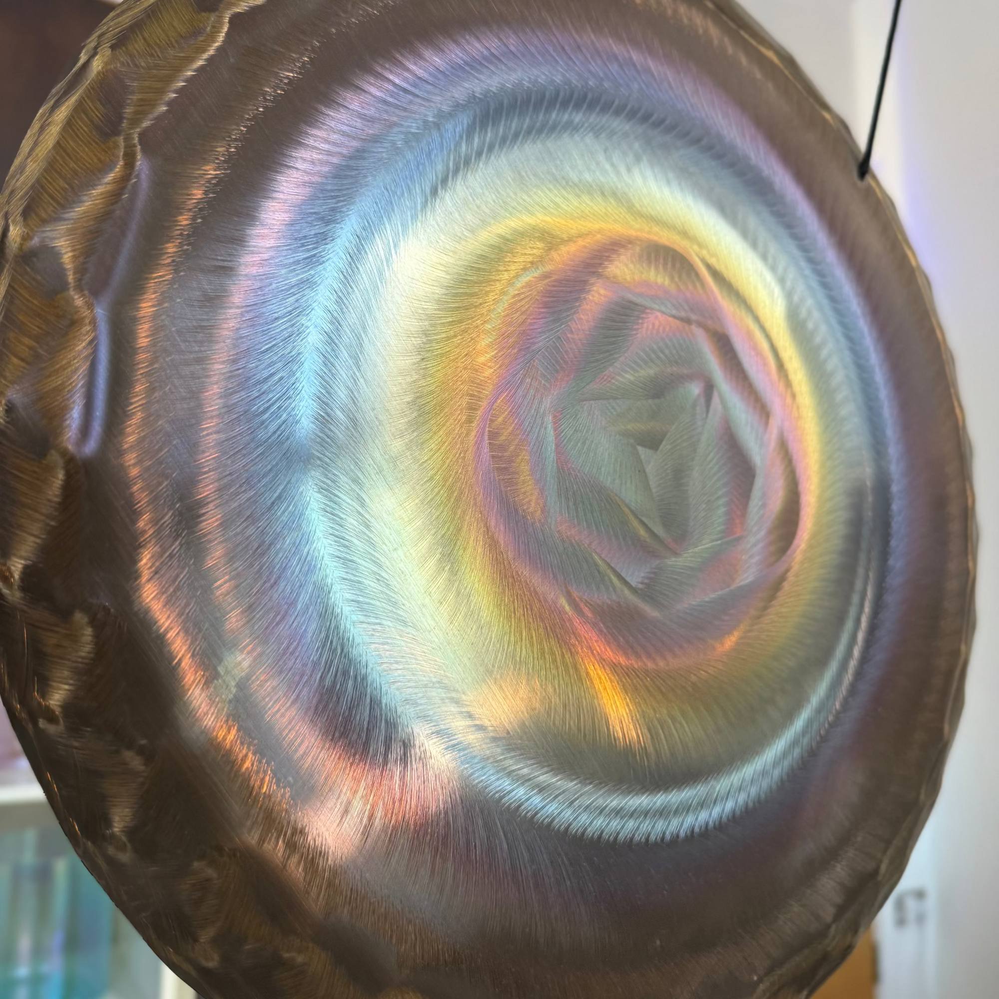 Grotta Sonora - 15" Nickel Silver Gong (Rainbow Rose)