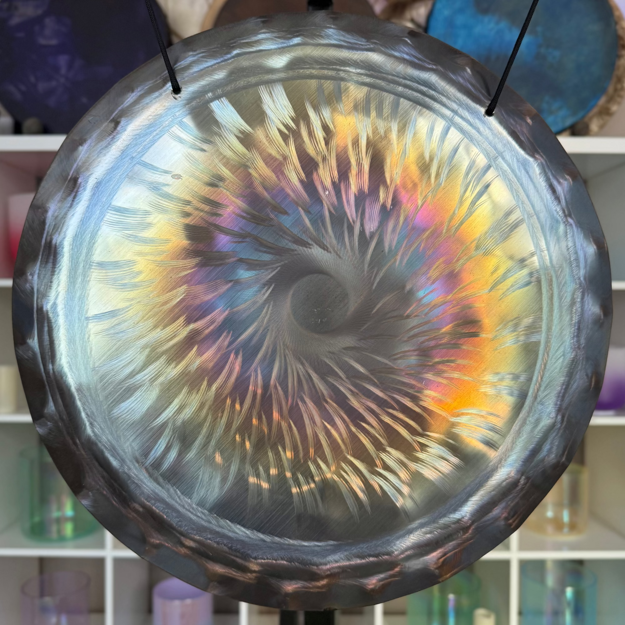 Grotta Sonora - 15" Nickel Silver Gong (Silver Nebula)