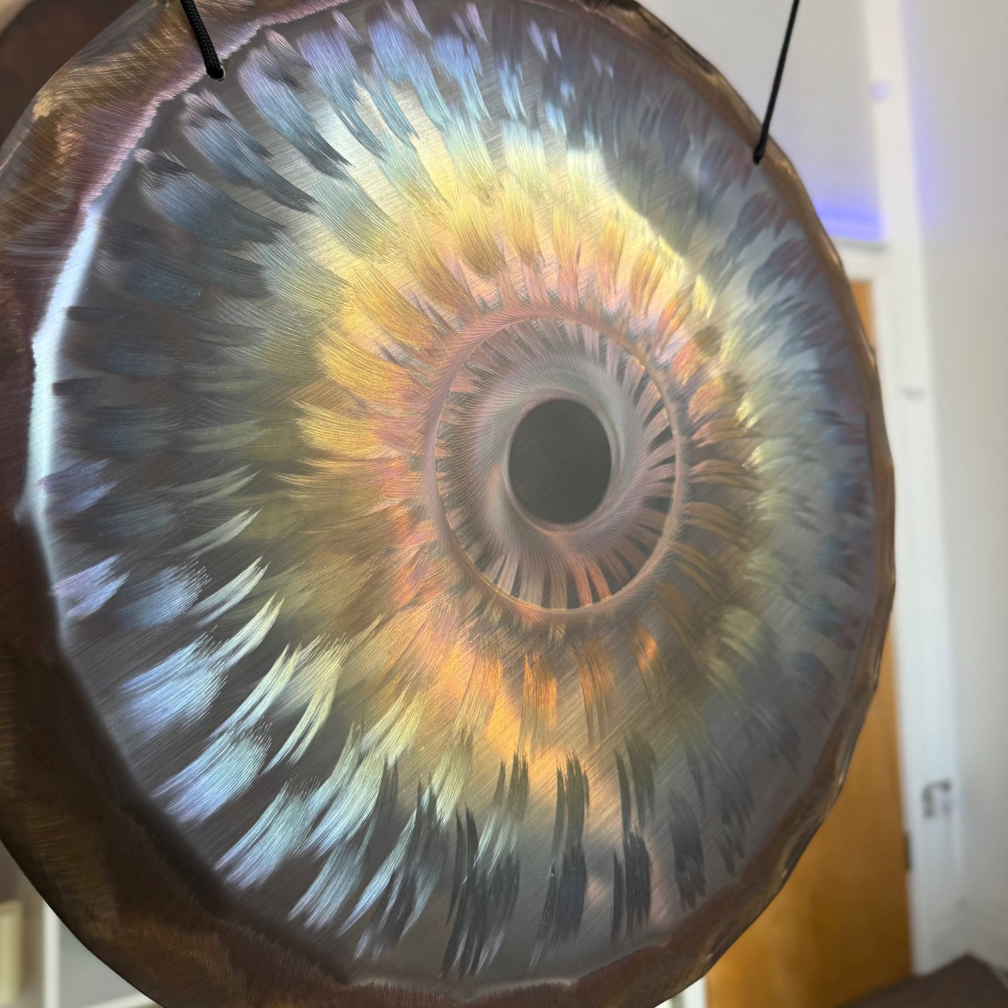 Grotta Sonora - 15" Nickel Silver Gong (Spirit Eye)