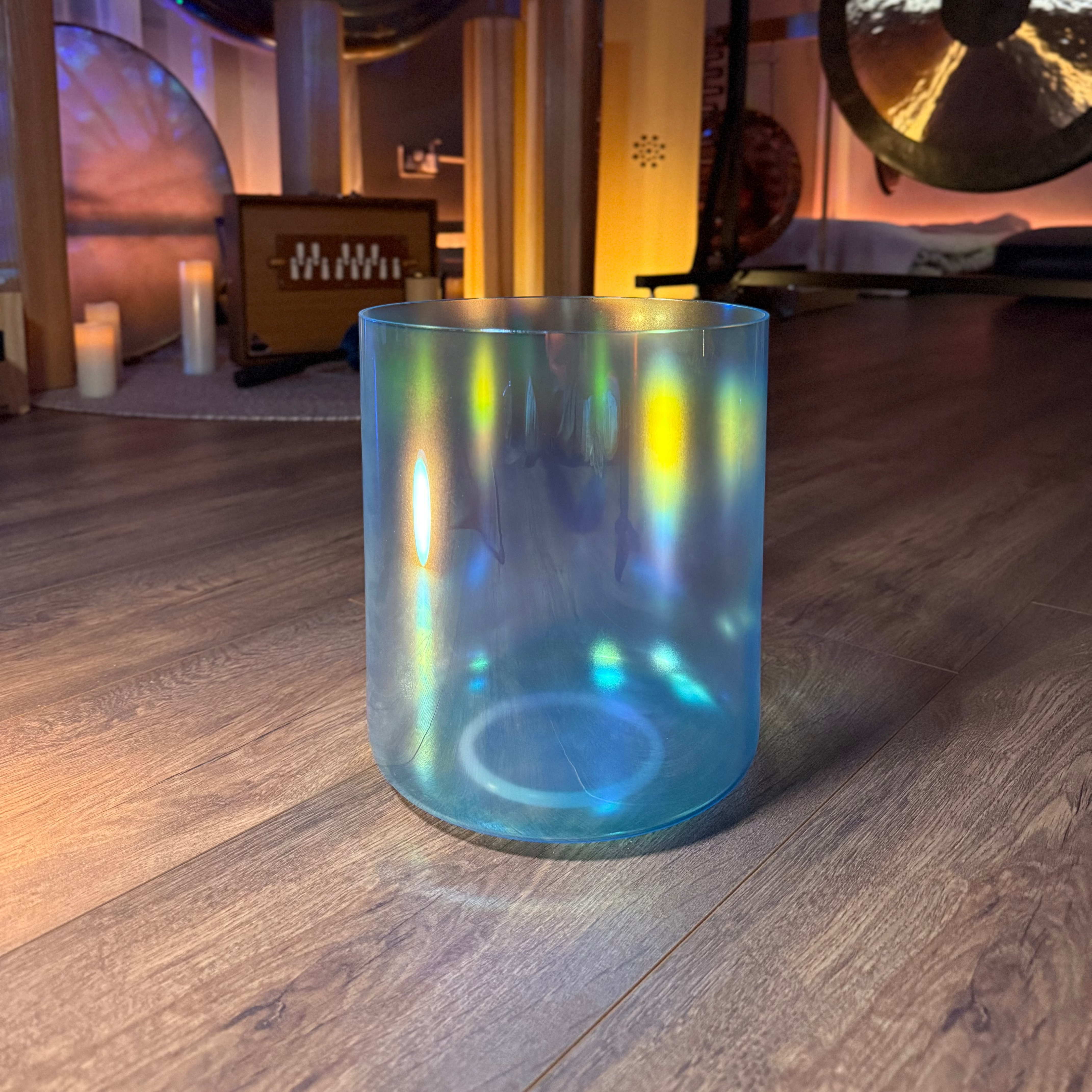 Aura Bowls - Celestial Mist Crystal Singing Bowl (8", G3)