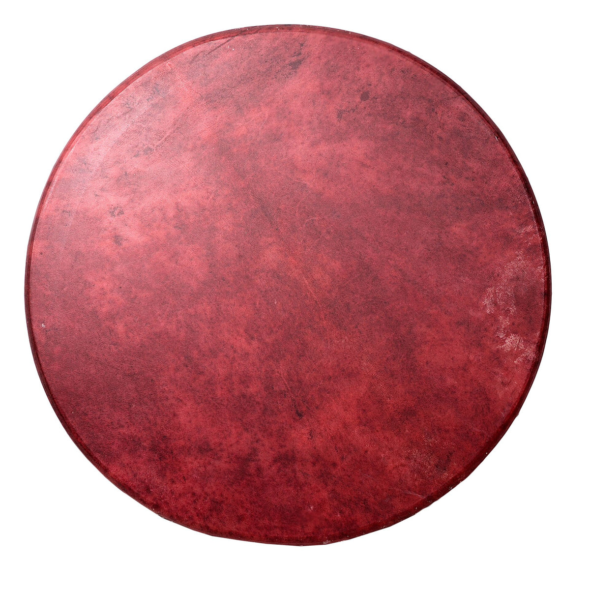 Red goatskin shaman drum, 50cm round