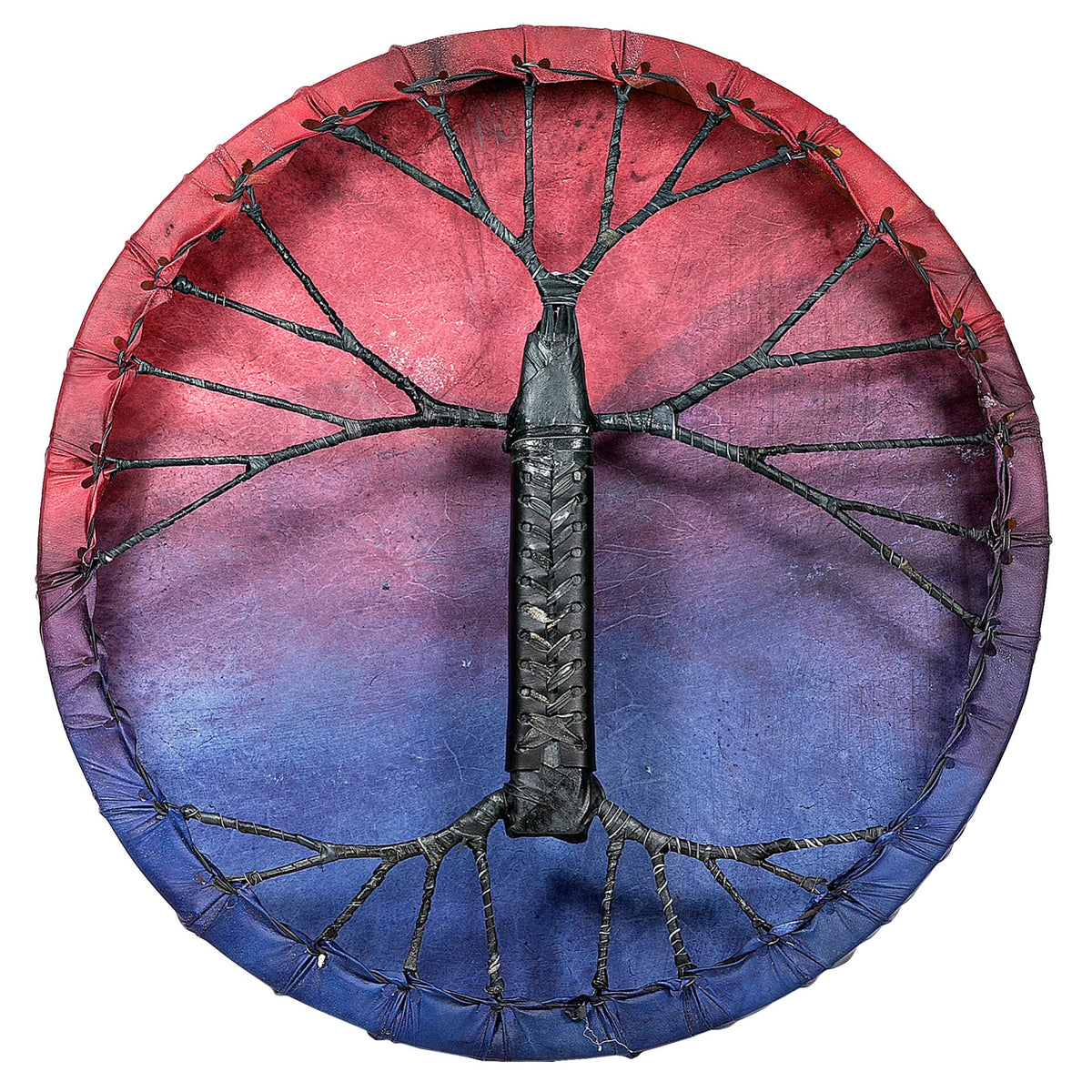Back of the Sunset Ocean 50cm shaman drum with handle