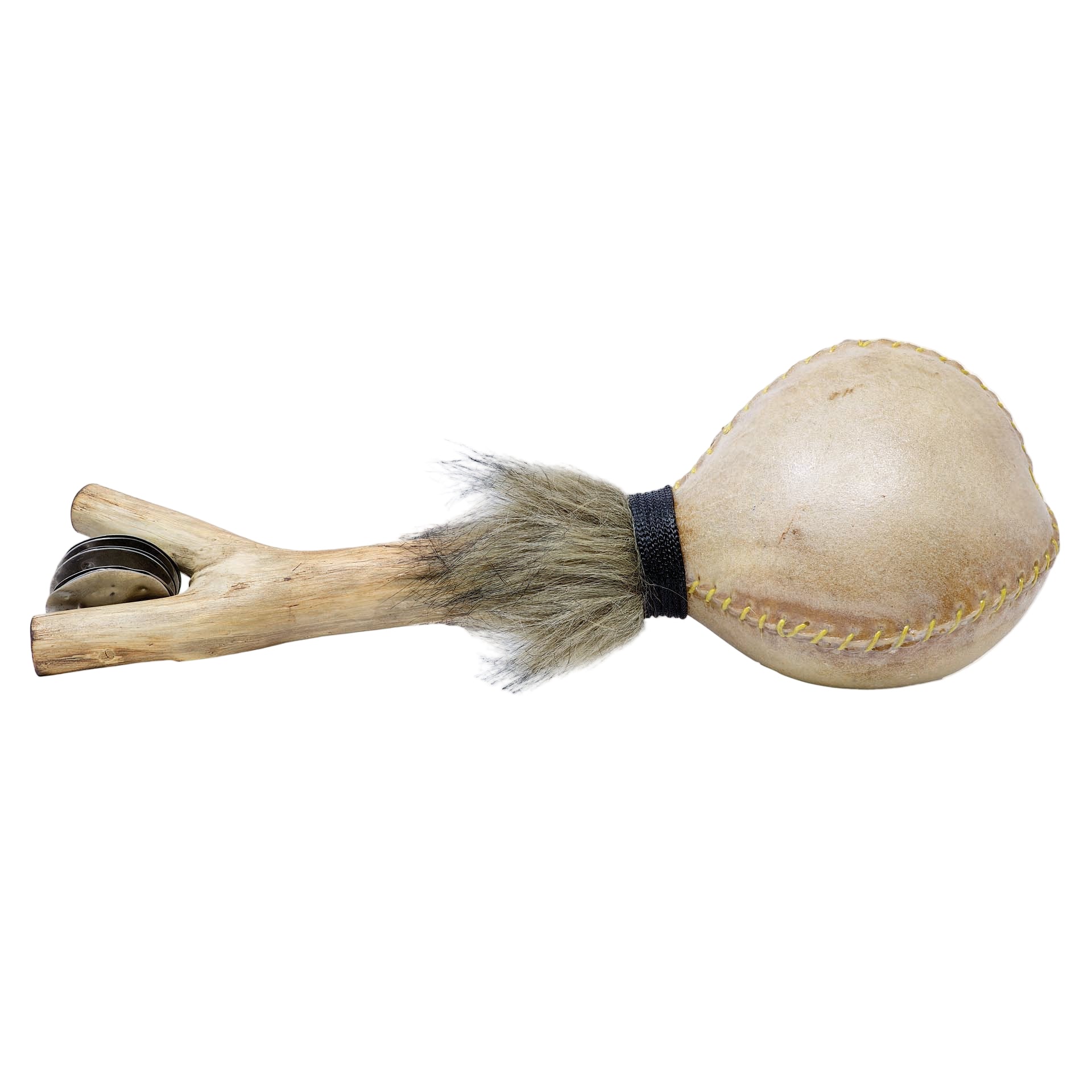 Shaman Shaker – Jingle Rattle (Cowhide & Seed Pods)