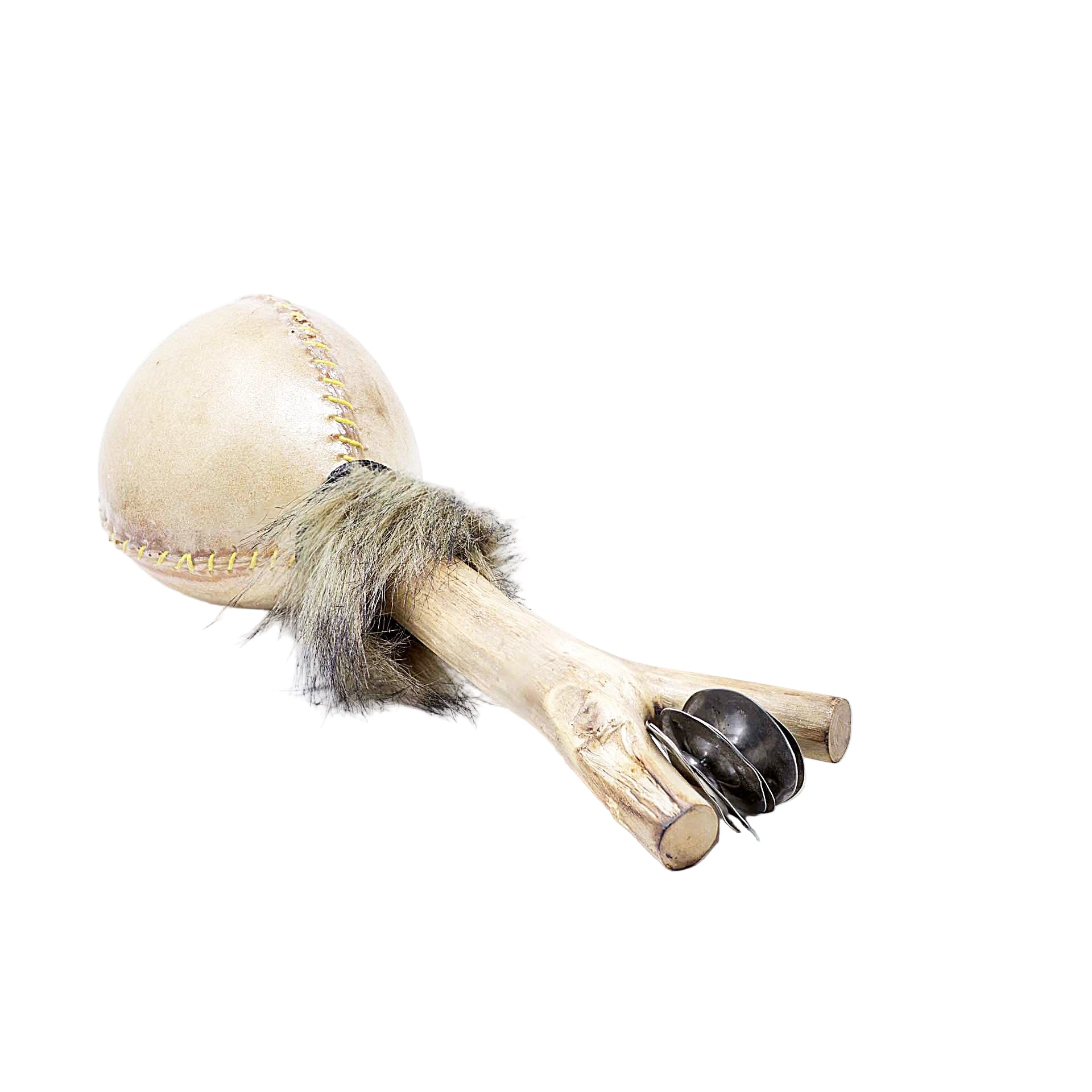 Shaman Shaker – Jingle Rattle (Cowhide & Seed Pods)