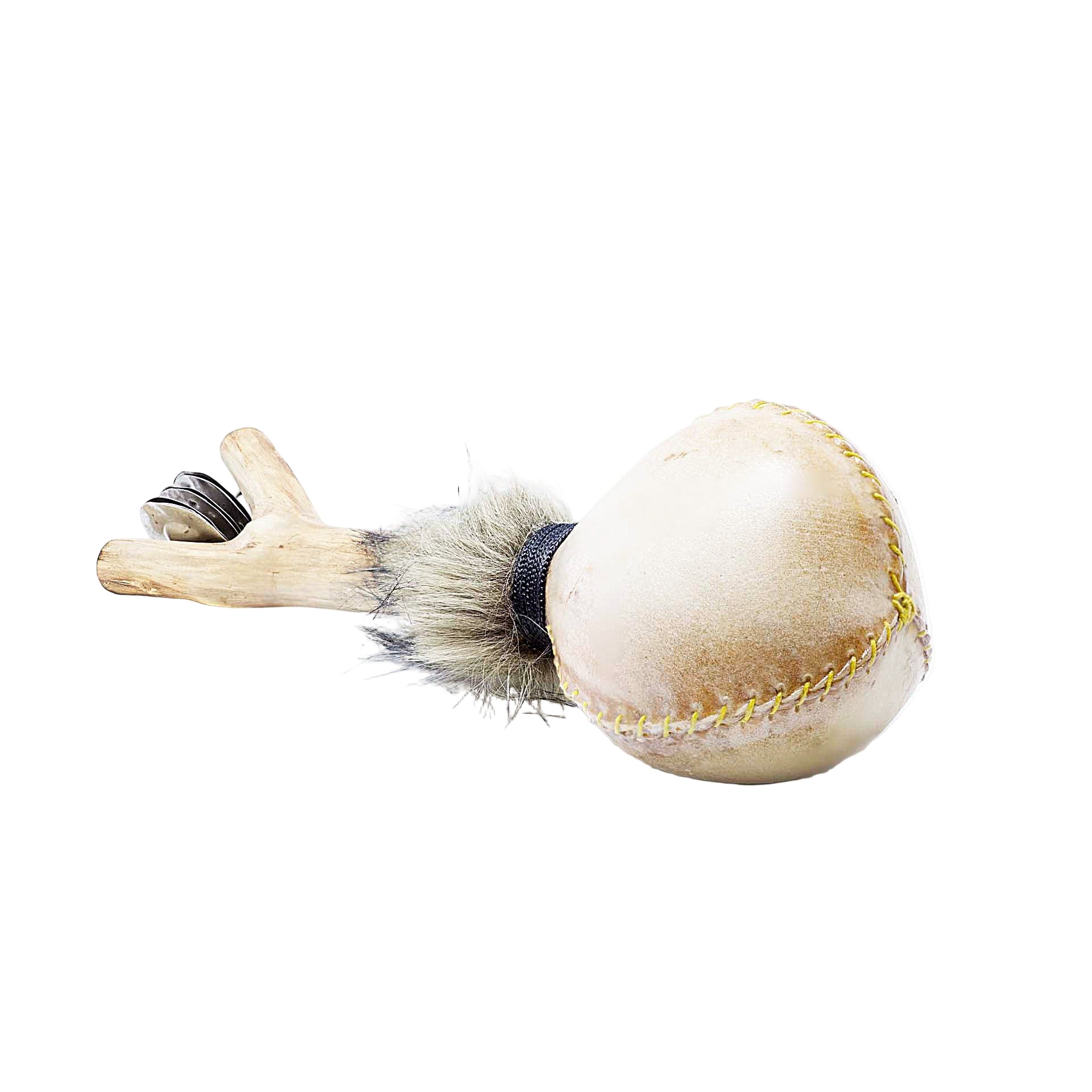 Shaman Shaker – Jingle Rattle (Cowhide & Seed Pods)
